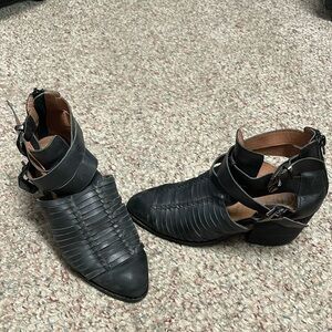 Jeffery Campbell leather sandals